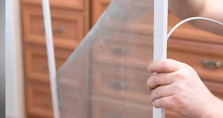 Privacy Mesh Screen Door Installation in Stuart, FL